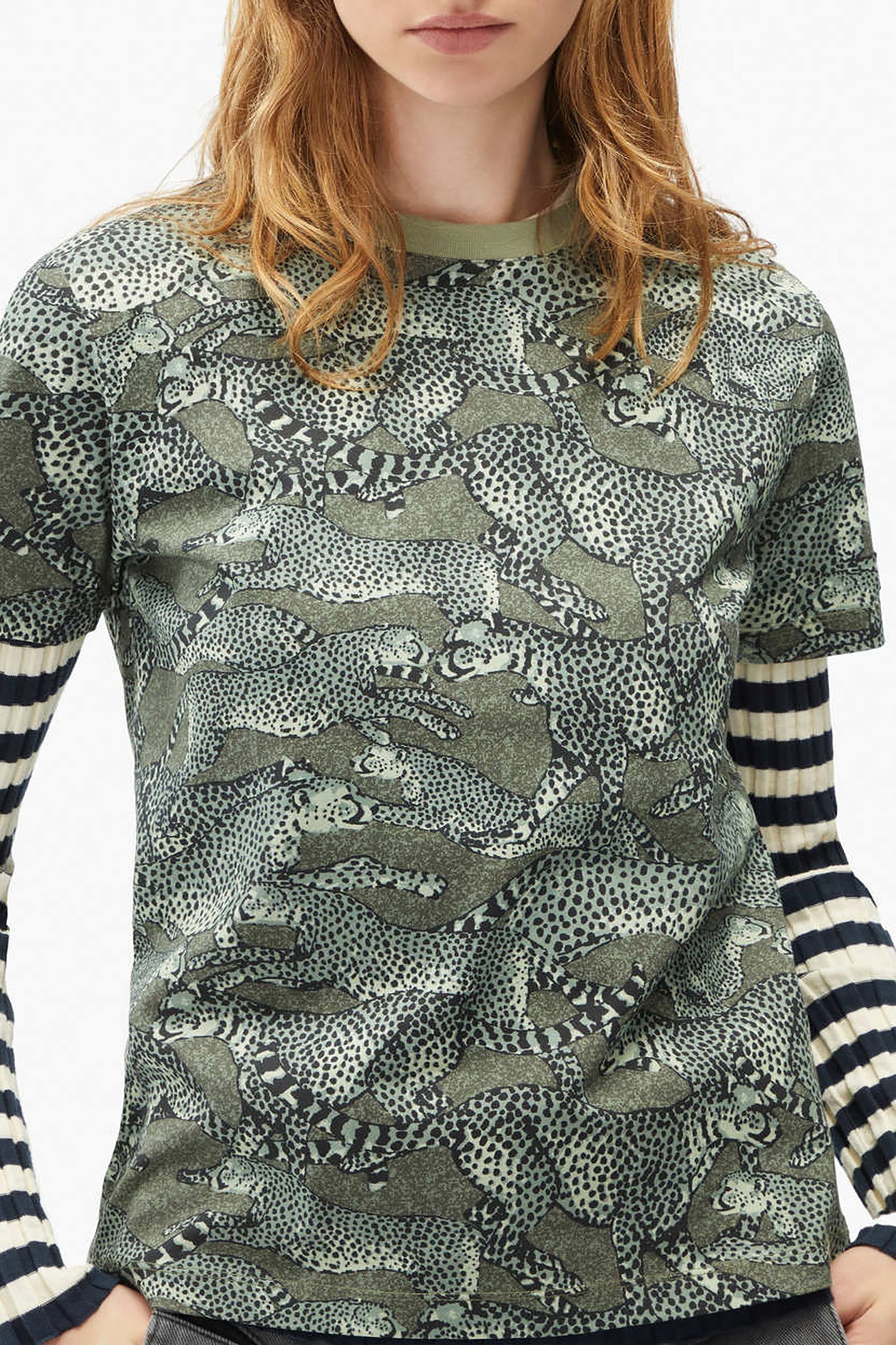 T-shirt loose Archive Kenzo - Lime tea