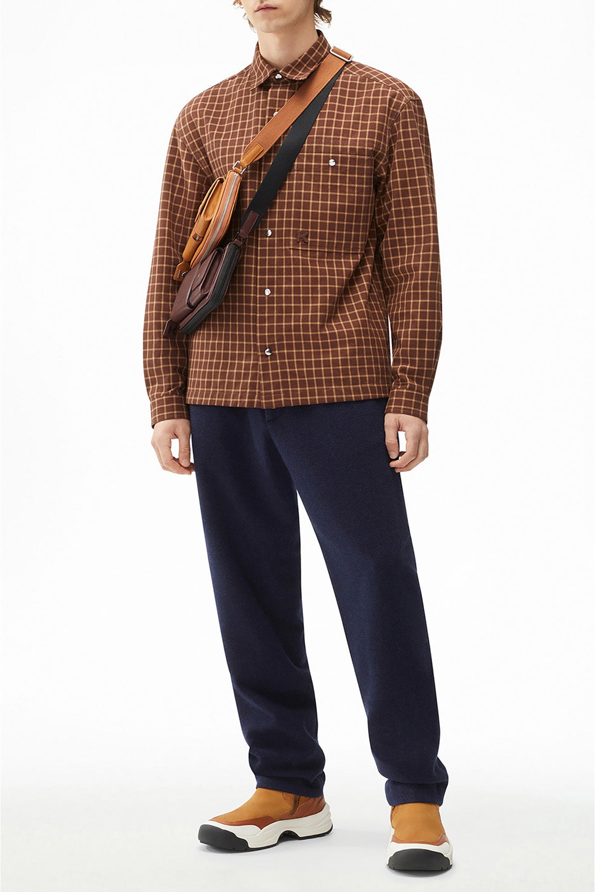 Check Snap Overshirt