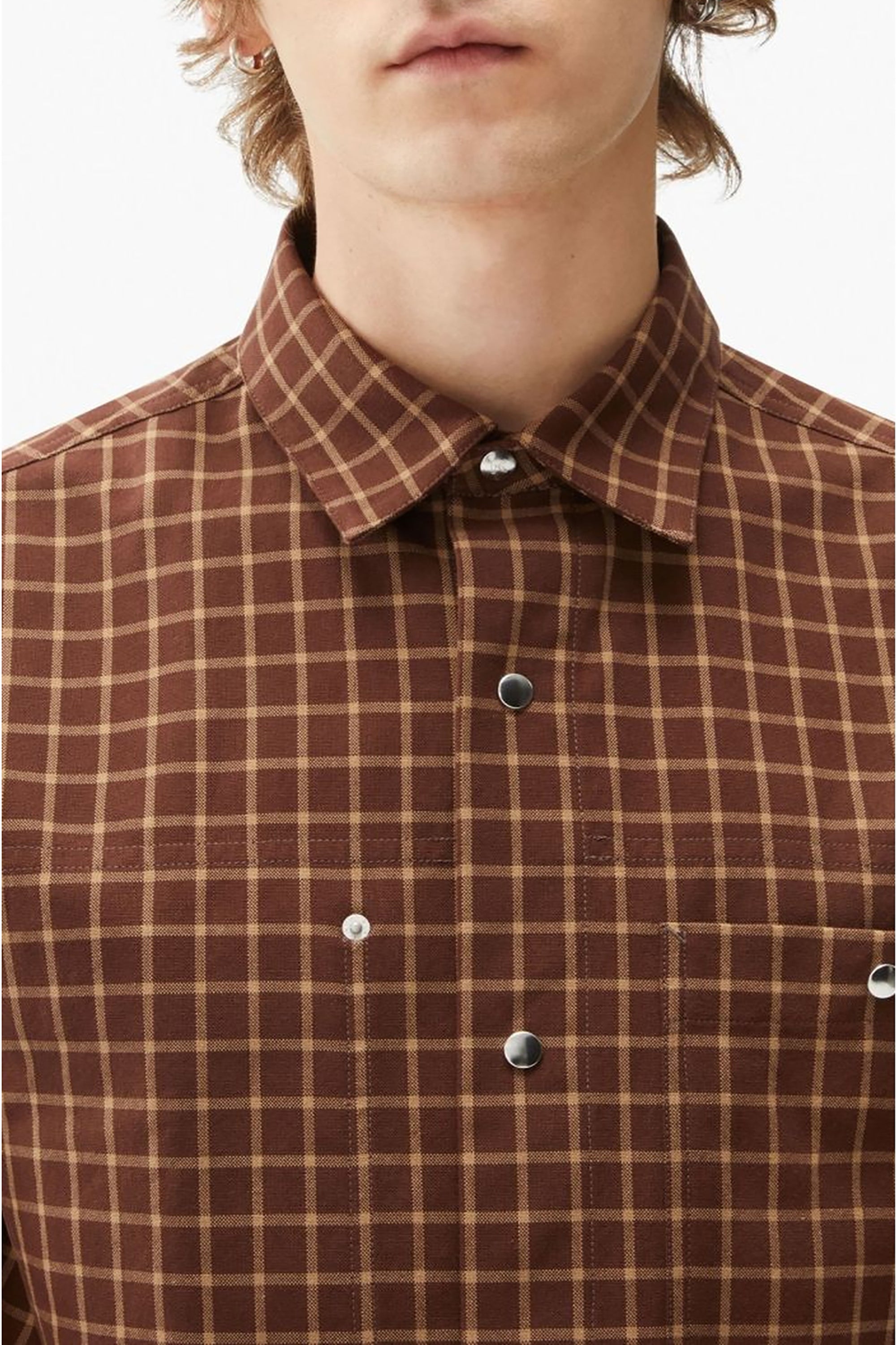 Check Snap Overshirt