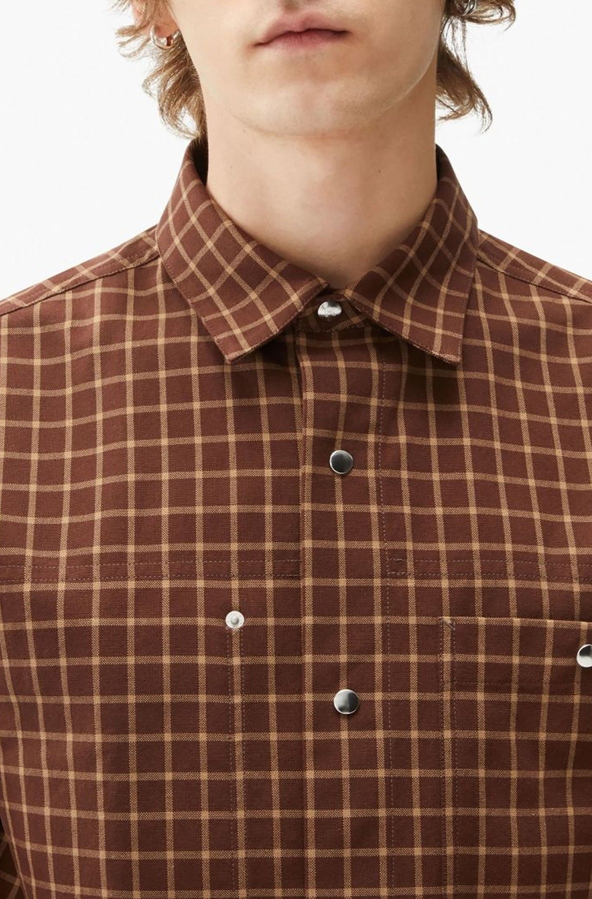 Surchemise à carreaux - Dark Brown