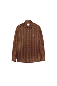 Surchemise à carreaux - Dark Brown