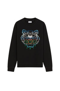 Gradient Tiger Sweatshirt - Black