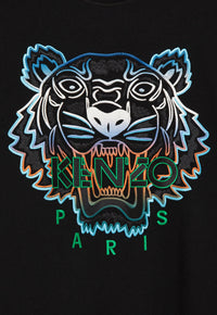 Gradient Tiger Sweatshirt - Black