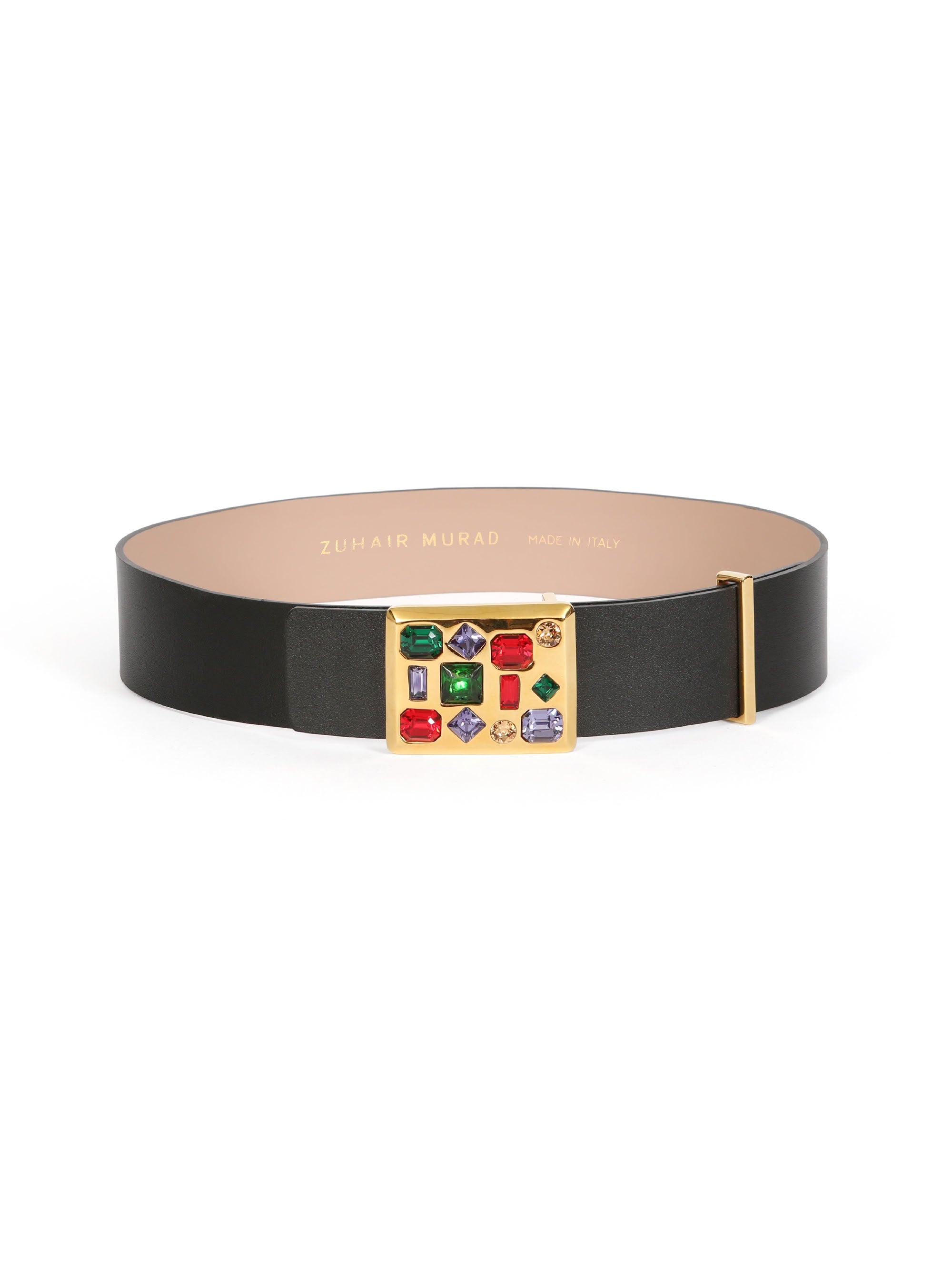 Ceinture à cristaux en cuir - Caneel Bay