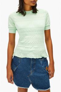 Pull smocké - Almond Green