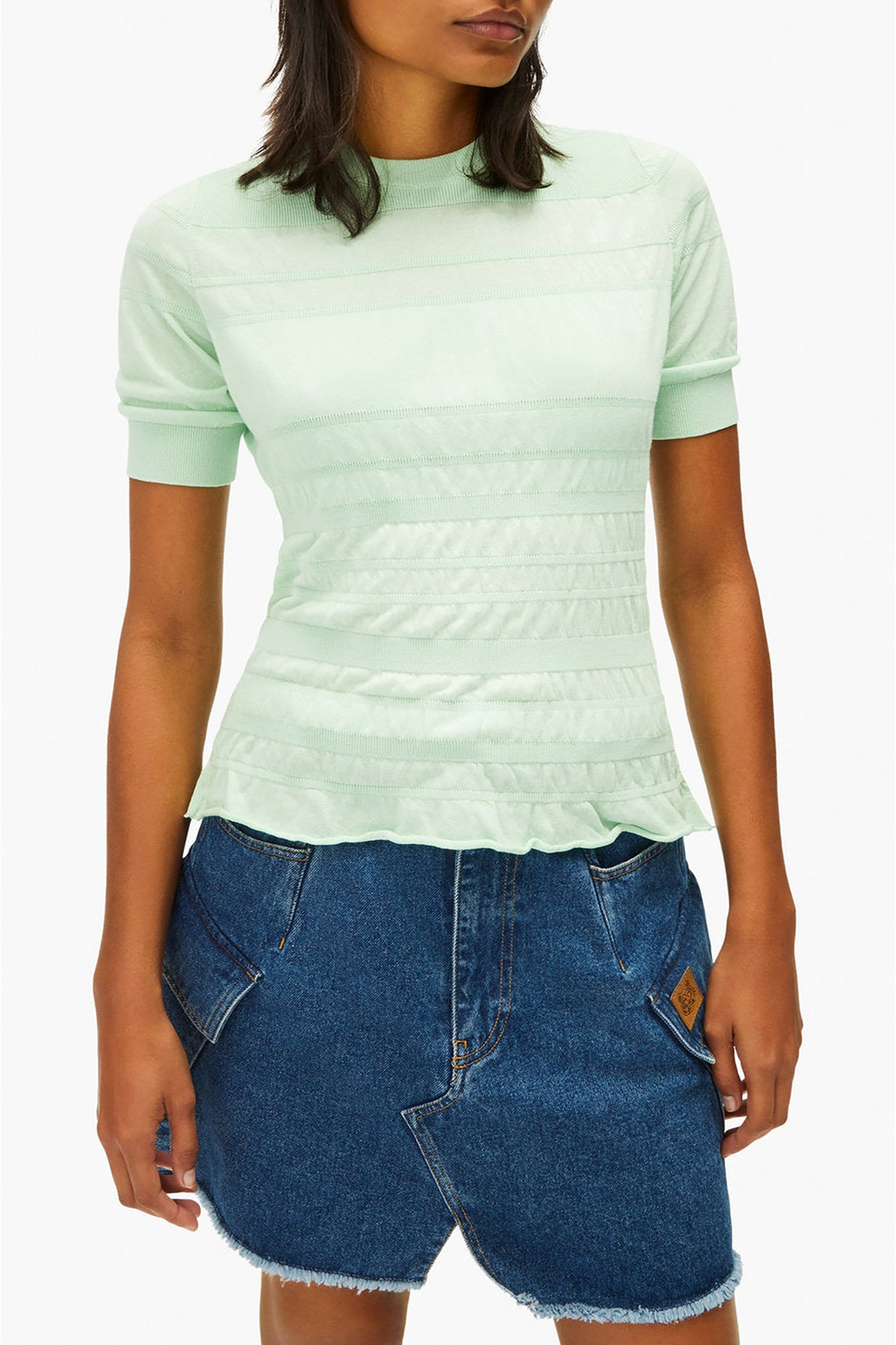 Pull smocké - Almond Green