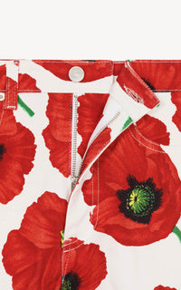 All Over Poppy Printed Short