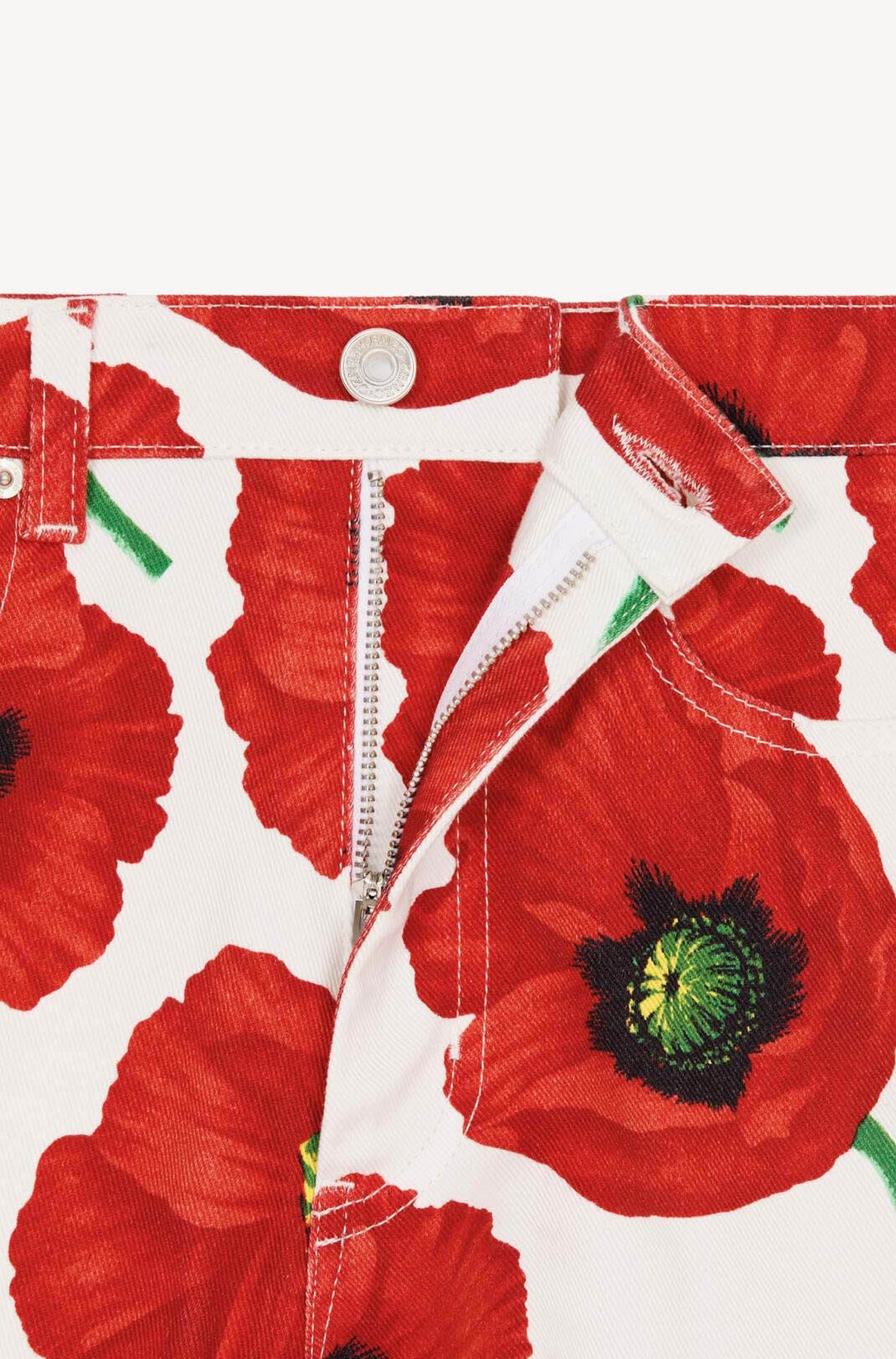 Kenzo Poppy Shorts - White