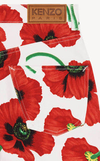 All Over Poppy Printed Short