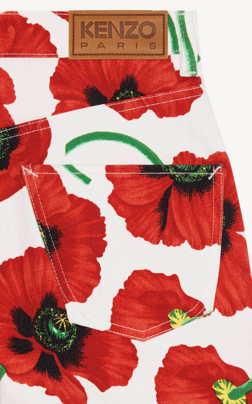 All Over Poppy Printed Short
