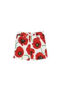 All Over Poppy Printed Short