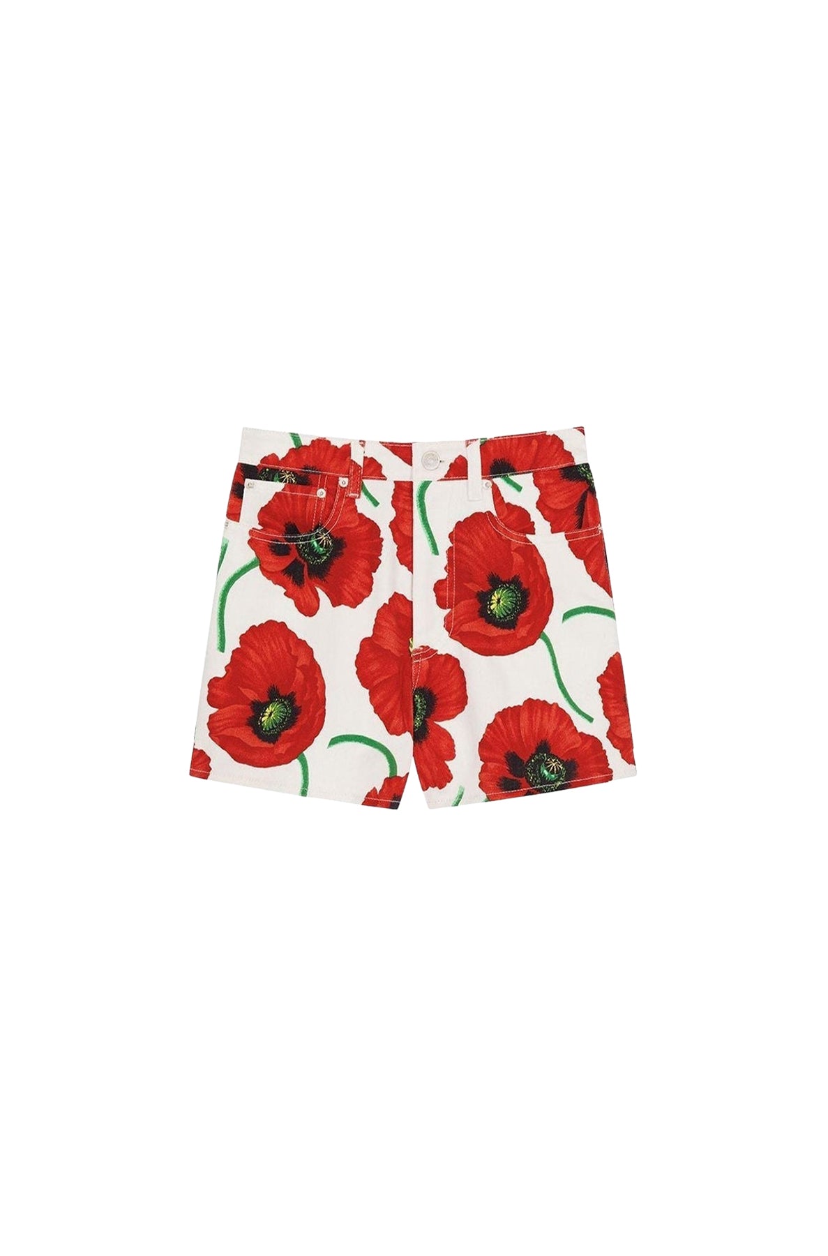 All Over Poppy Printed Short