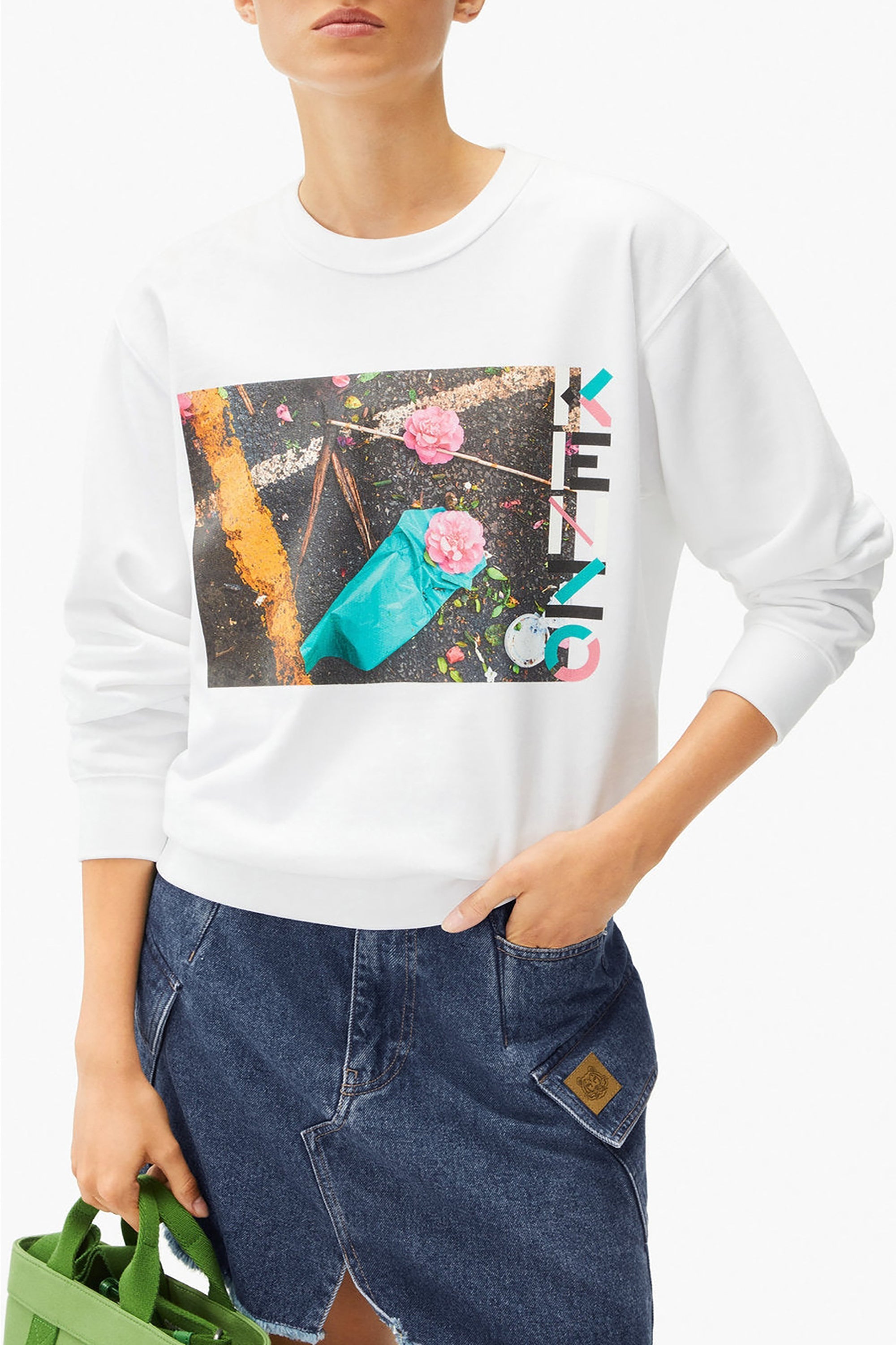 Placed J.N Sweatshirt - White