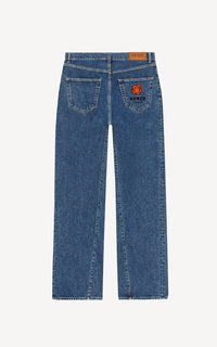 Jean relaxed Suisen - Navy Blue