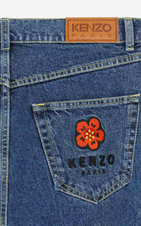 Jean relaxed Suisen - Navy Blue