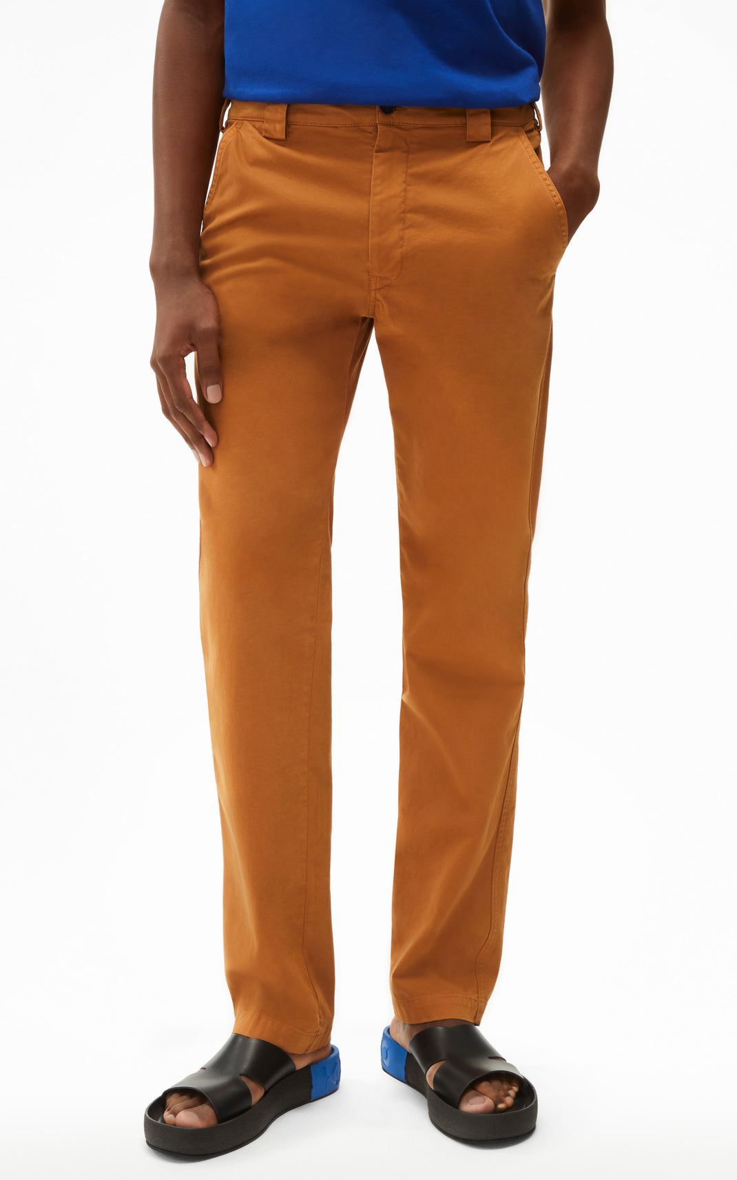Pantalon ajusté - Tabacco