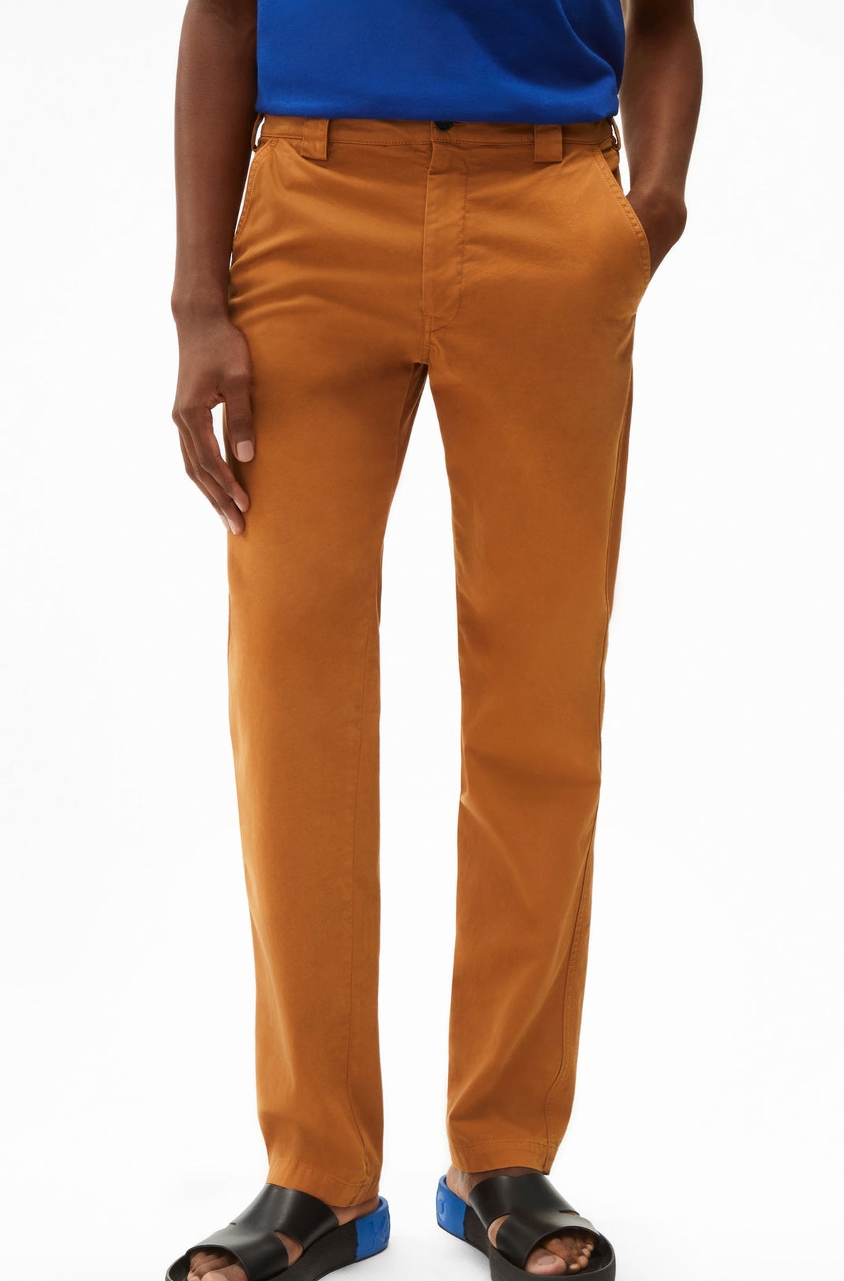 Pantalon ajusté - Tabacco