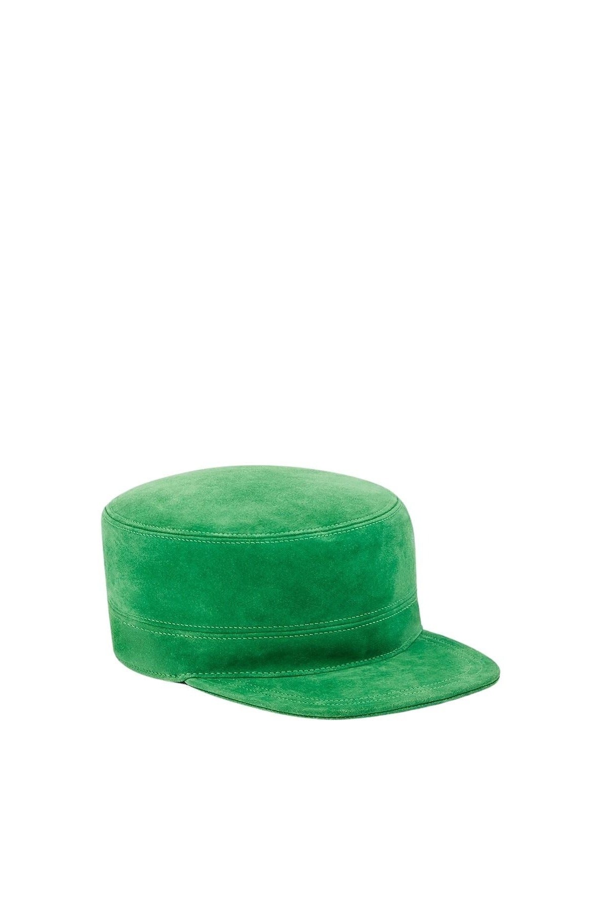 Casquette en cuir - Grass Green