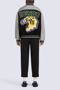 Blouson Tiger Varsity en laine - Black