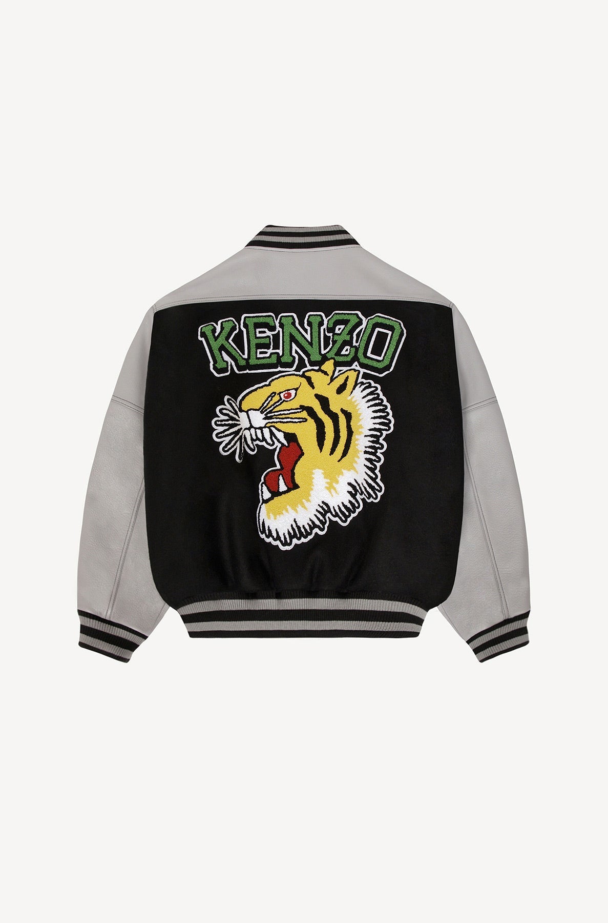 Blouson Tiger Varsity en laine - Black