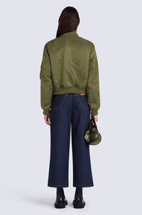 Bomber court "Boke Flower" - Dark Khaki