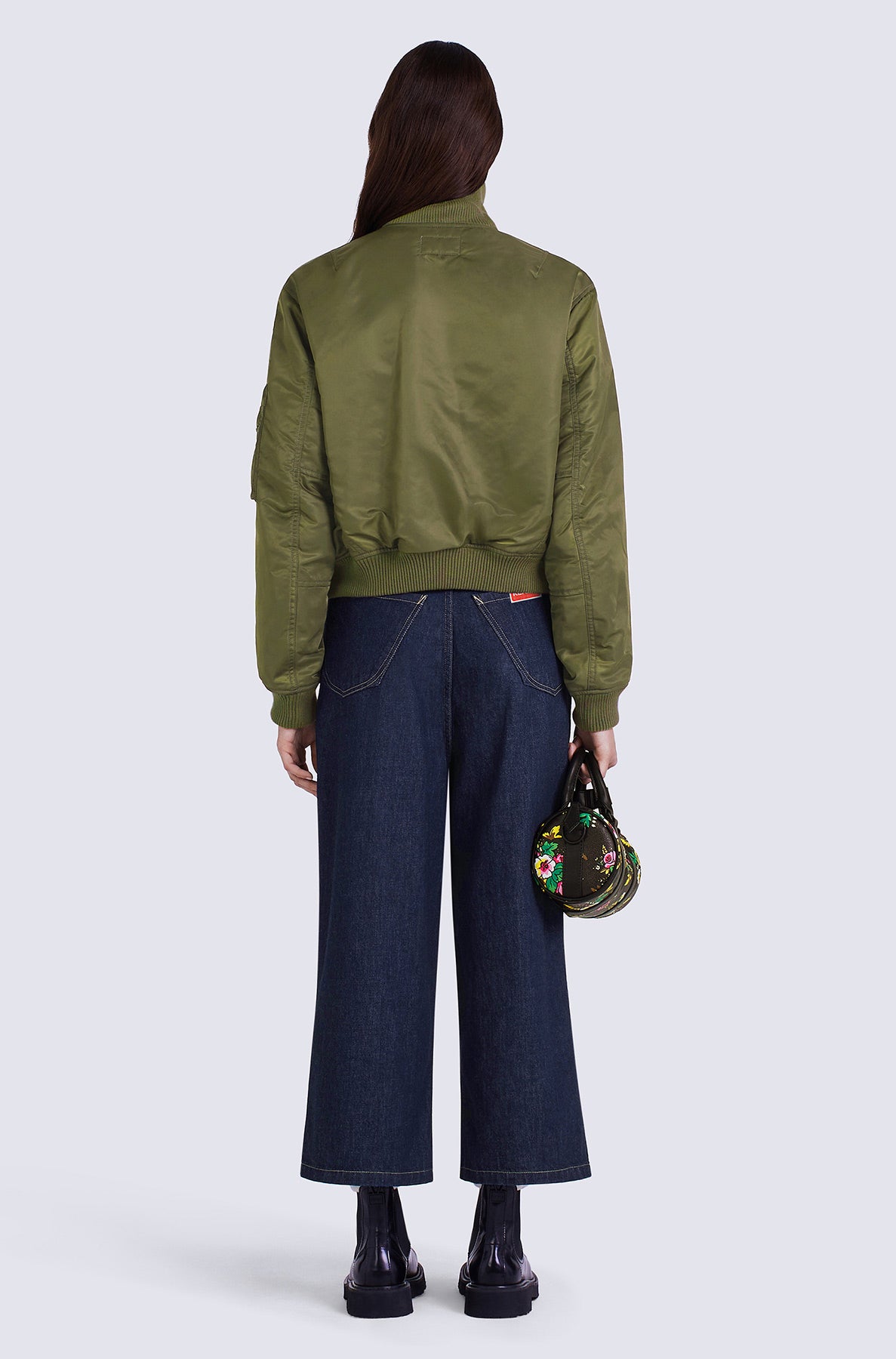 Bomber court "Boke Flower" - Dark Khaki