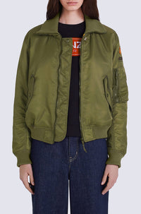 Bomber court "Boke Flower" - Dark Khaki