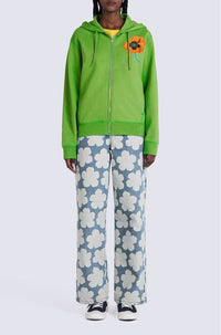Sweatshirt à capuche "Kenzo Poppy - Grass Green