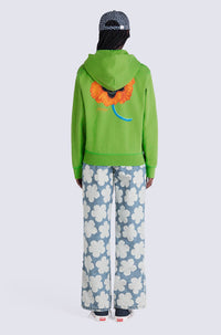 Sweatshirt à capuche "Kenzo Poppy - Grass Green