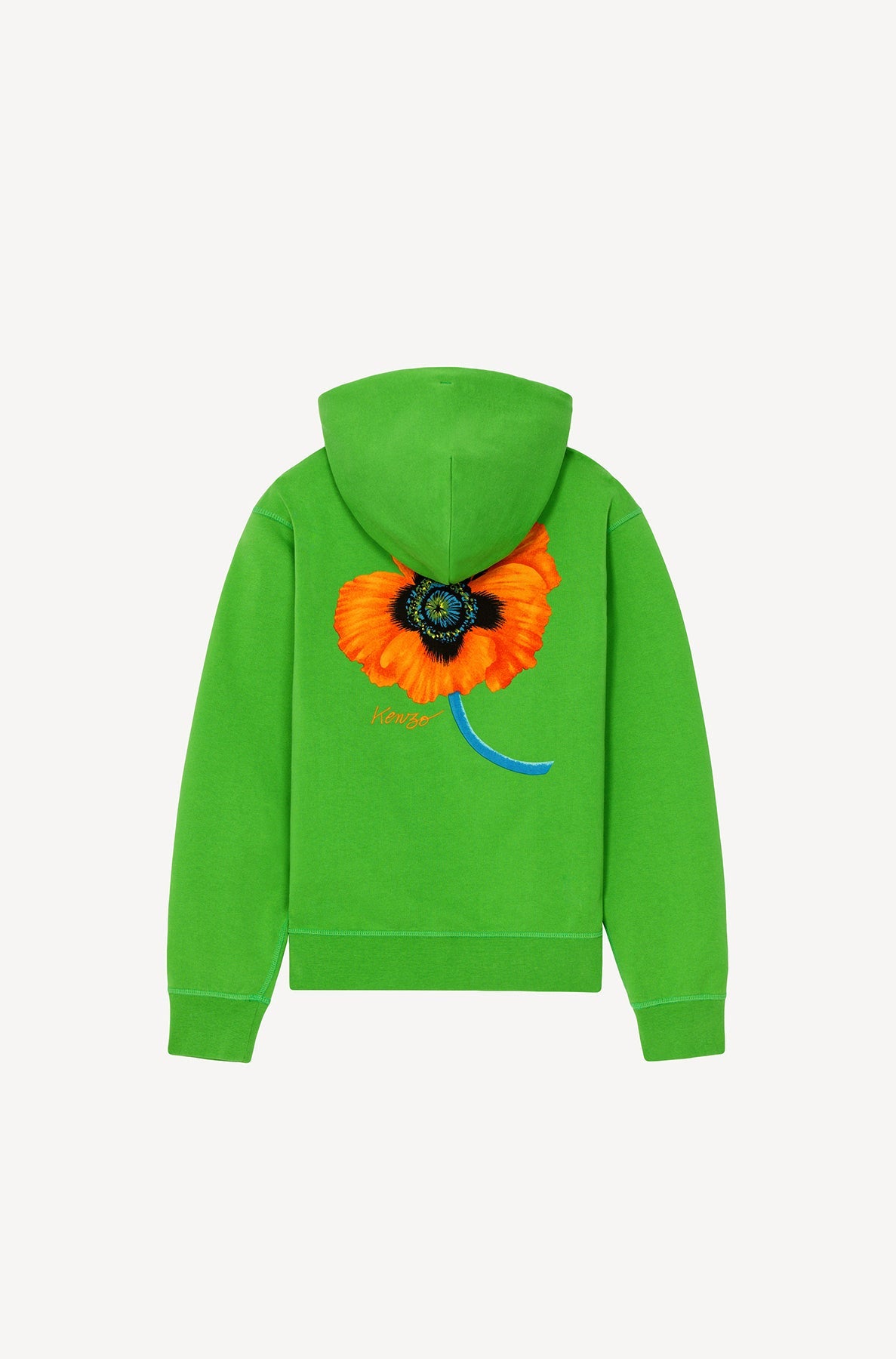 Sweatshirt à capuche "Kenzo Poppy - Grass Green