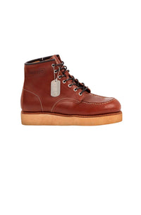 Bottines Kenzo Yama en cuir - Dark Camel