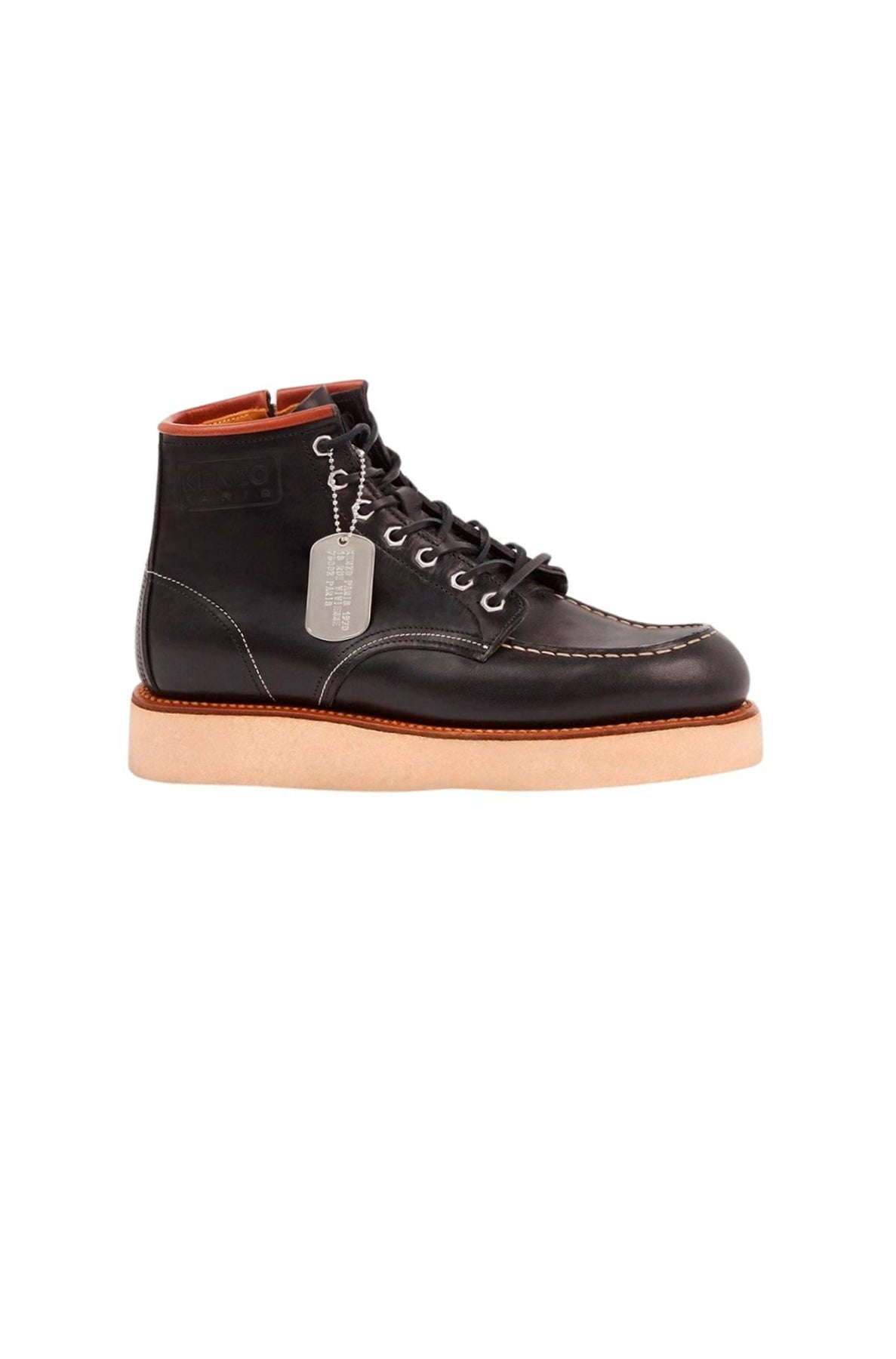 Bottines Kenzo Yama en cuir - Black