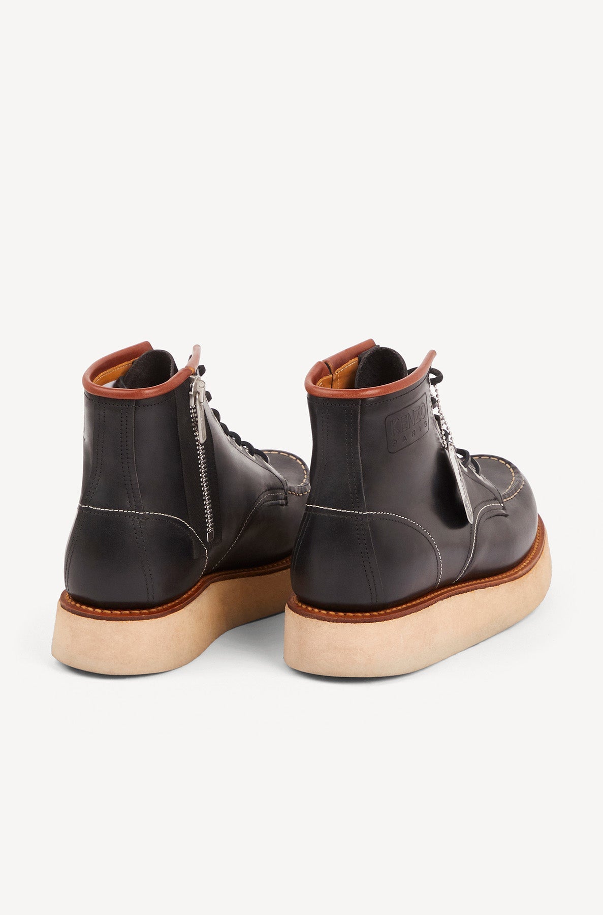 Bottines Kenzo Yama en cuir - Black