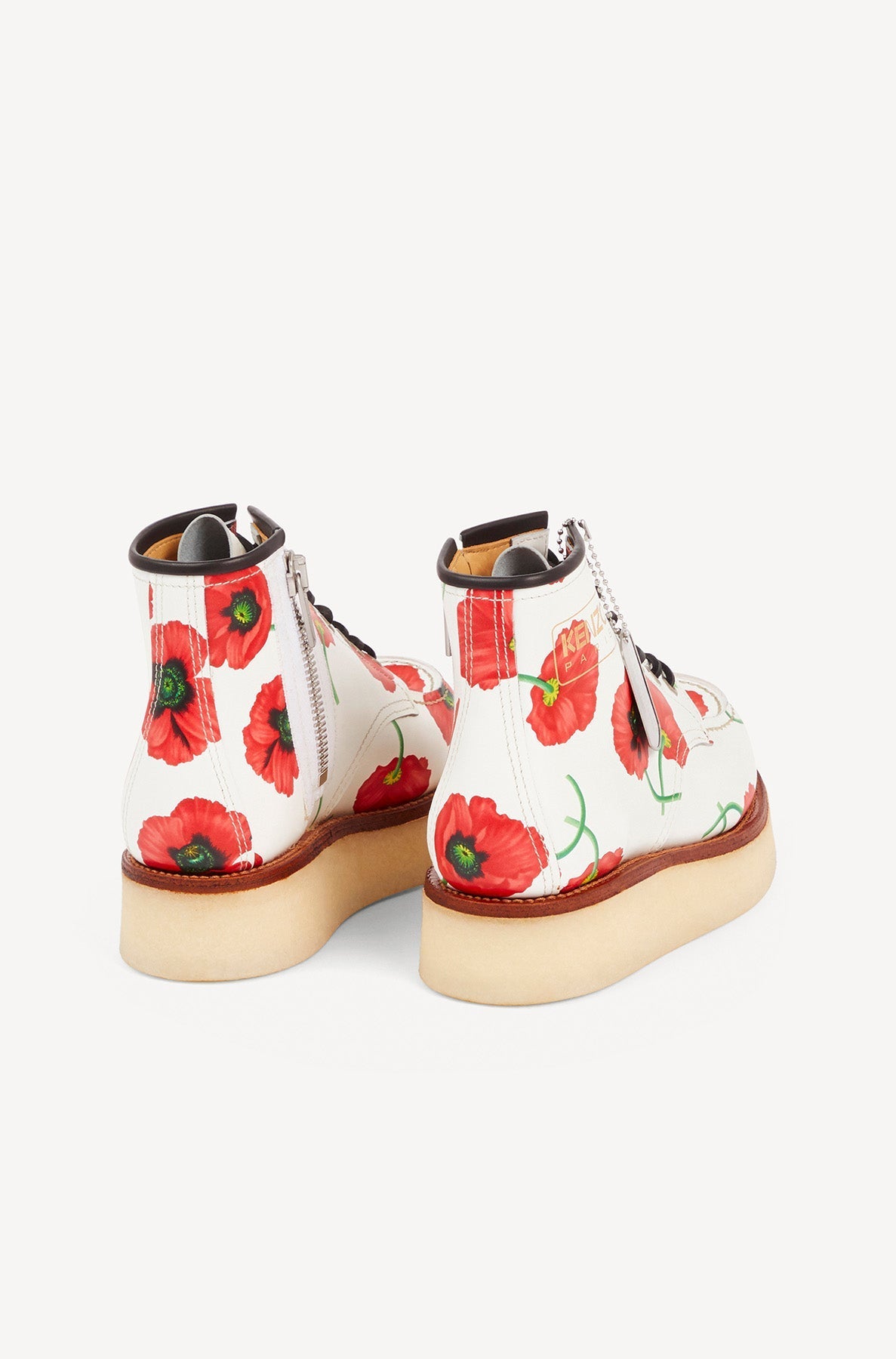 Bottines Kenzo Yama en cuir - White
