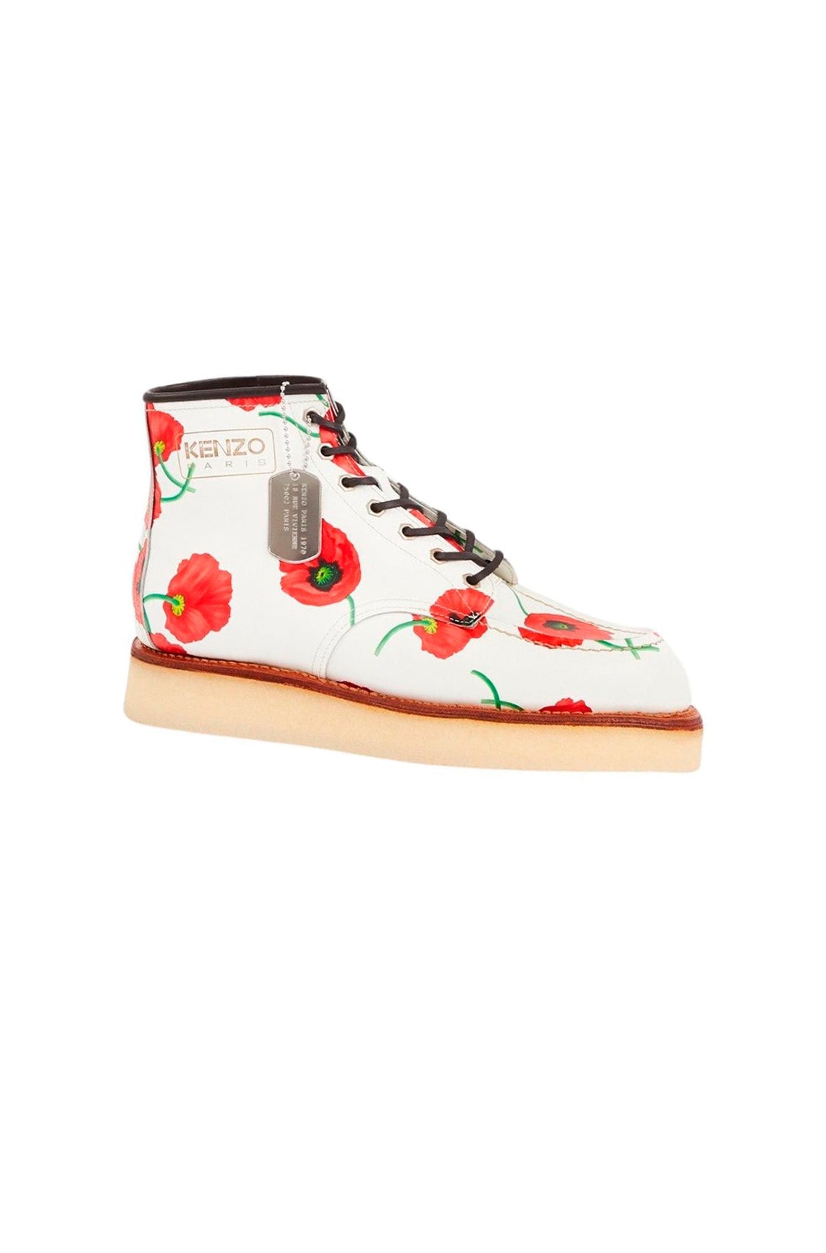 Bottines Kenzo Yama en cuir - White