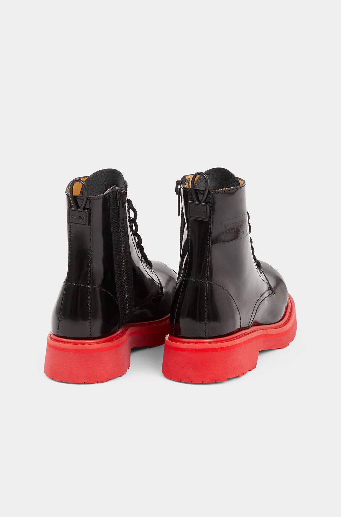Bottes à lacets Kenzosmile en cuir - Black