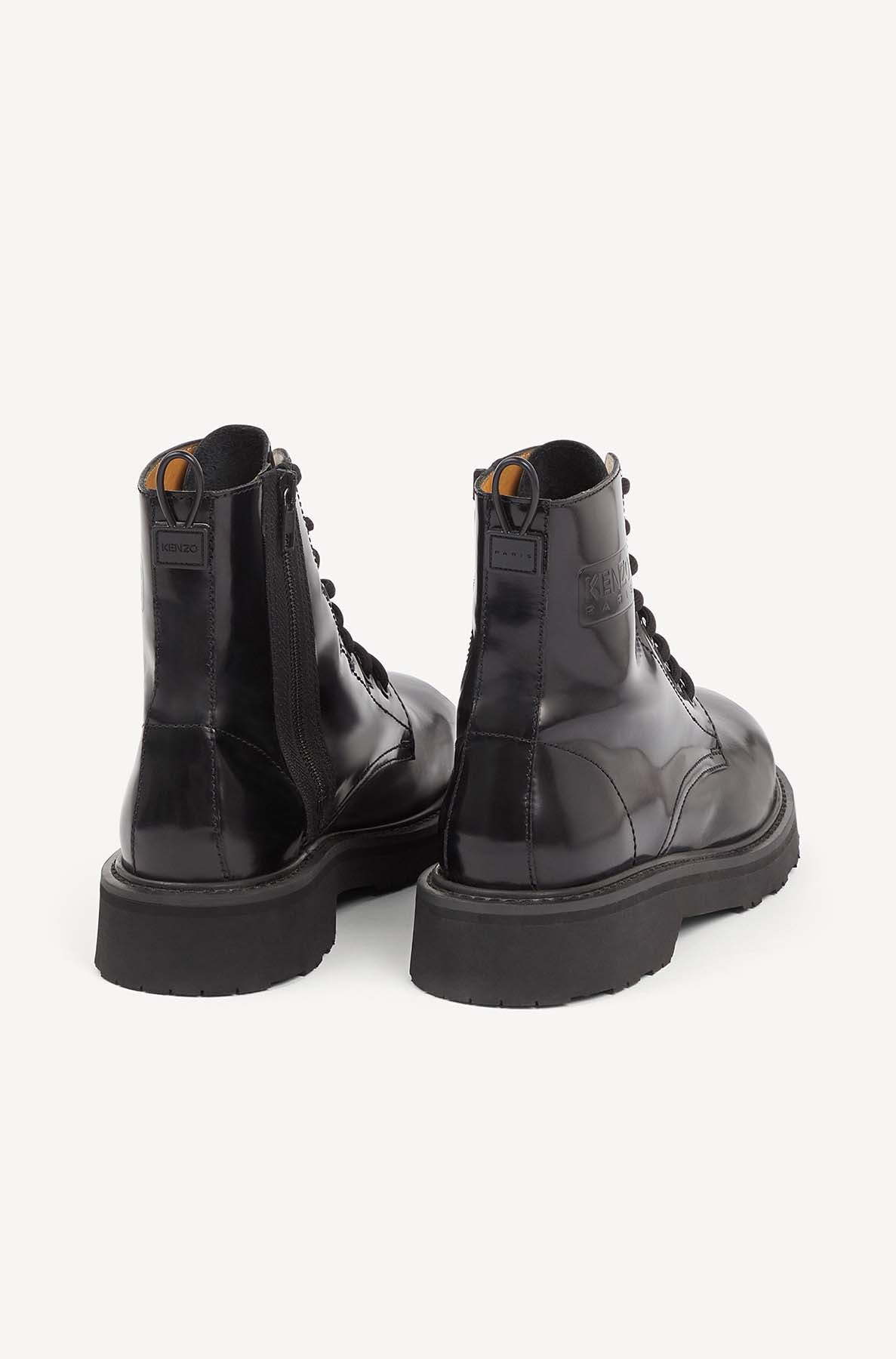 Bottes à lacets Kenzosmile en cuir - Black
