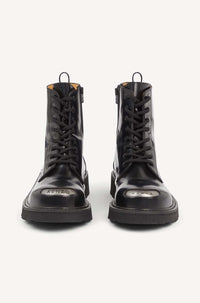 Bottes à lacets Kenzosmile en cuir - Black