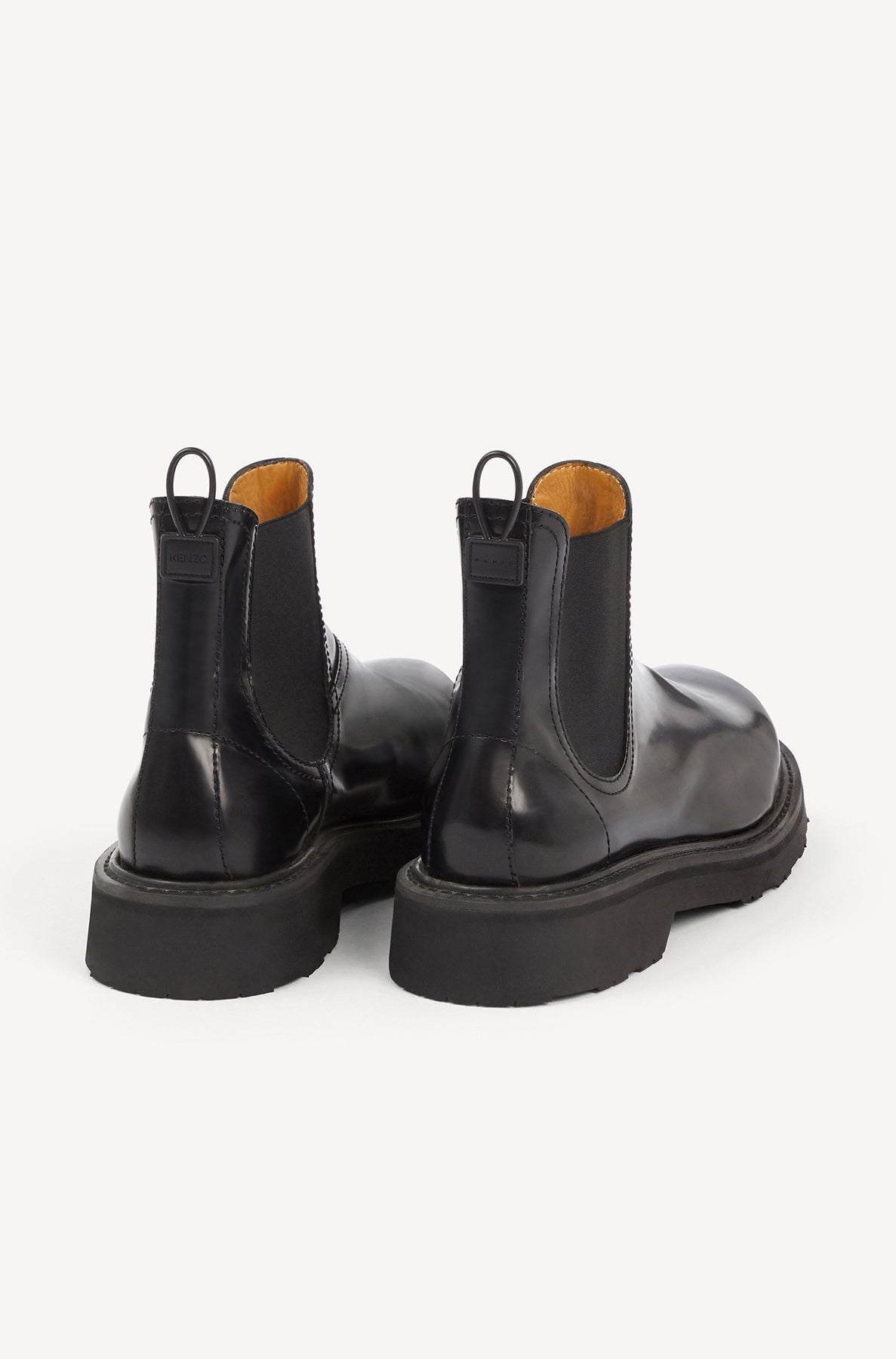 Bottines Chelsea Kenzo Smile en cuir - Black