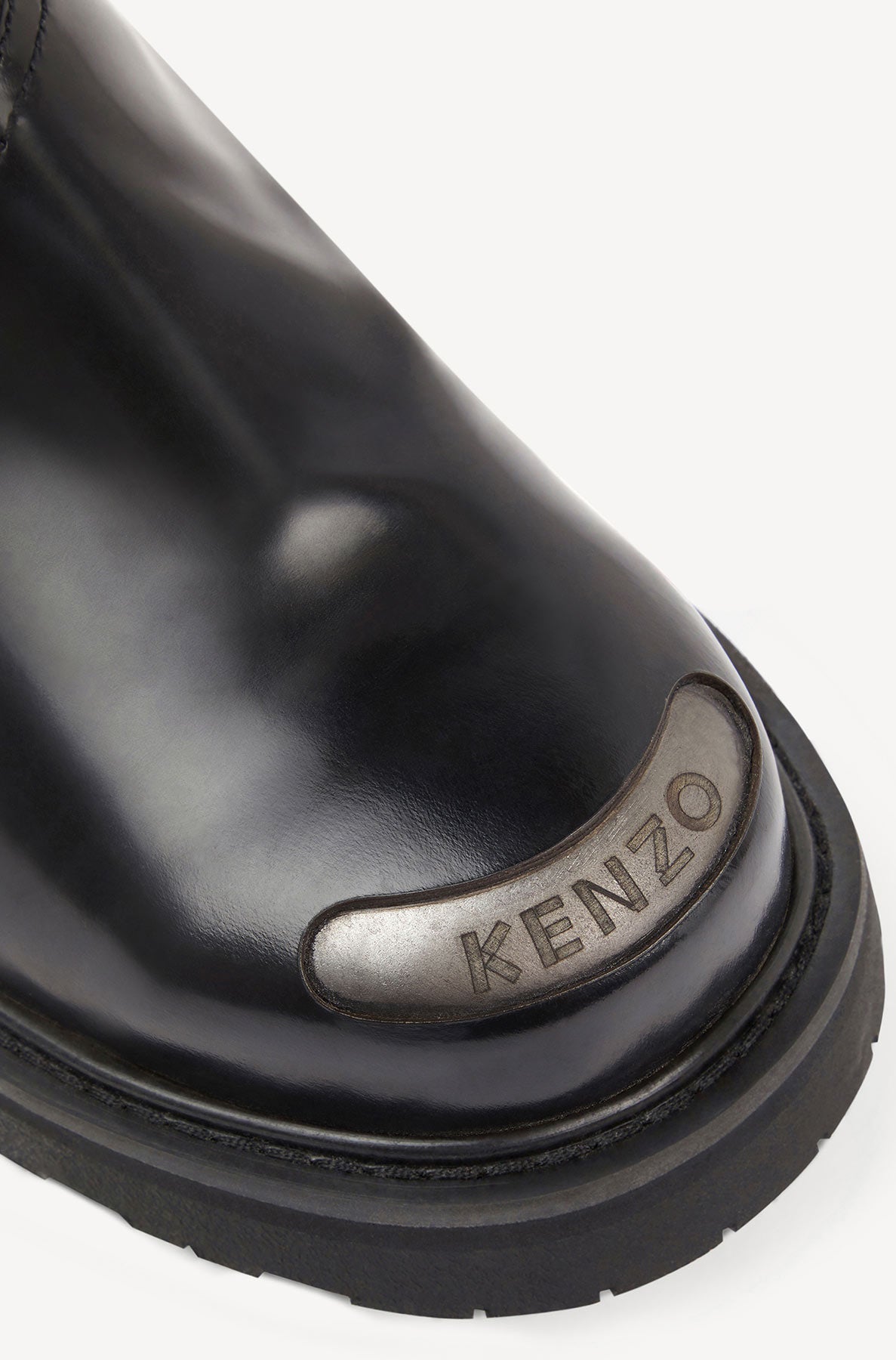 Bottines Chelsea Kenzo Smile en cuir - Black