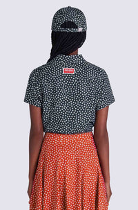 Chemise Sakura Flower à nouer - Midnight Blue