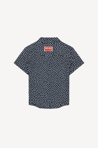 Chemise Sakura Flower à nouer - Midnight Blue