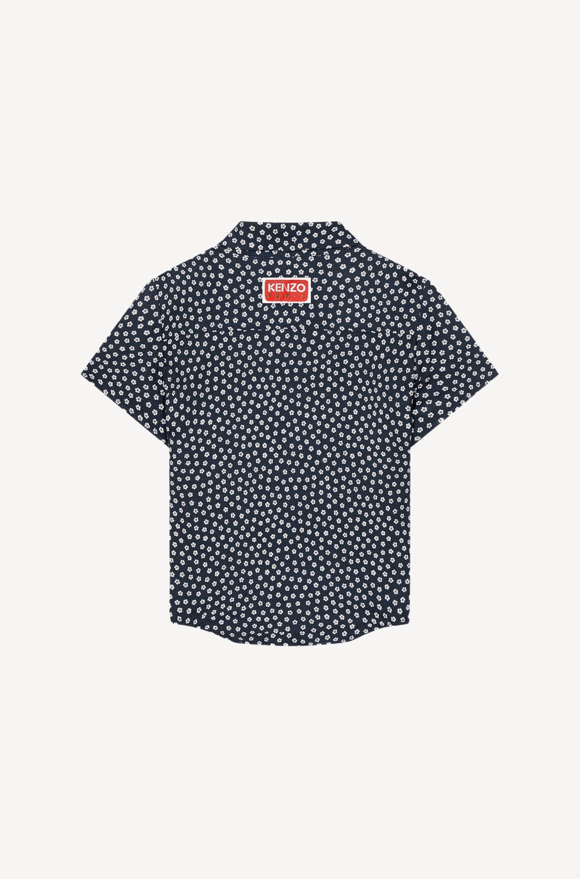 Chemise Sakura Flower à nouer - Midnight Blue