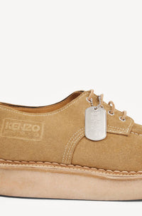 Derbies Kenzo Yama en cuir - Beige