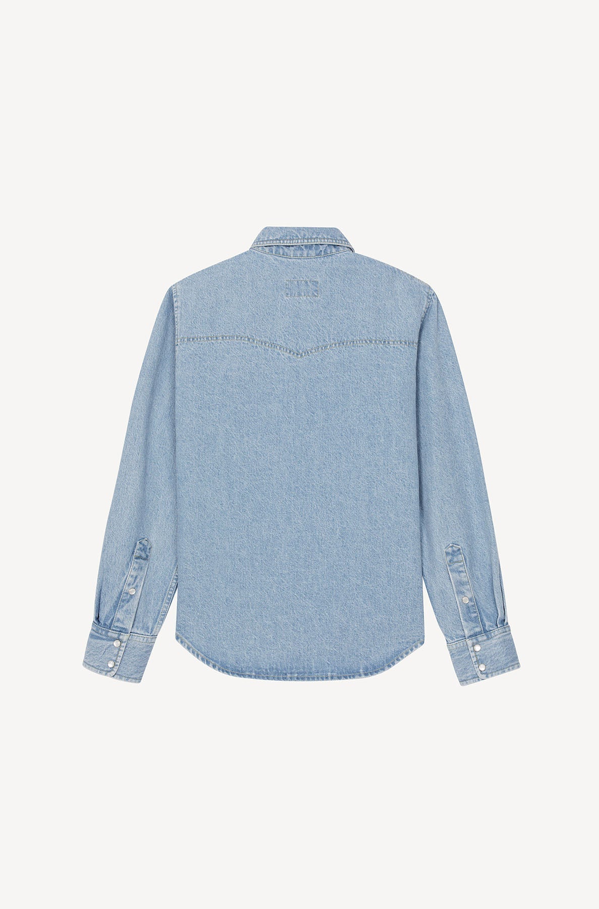 Chemise western en denim - Sky Blue