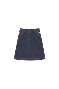 Jupe denim Boke Flower - Ink