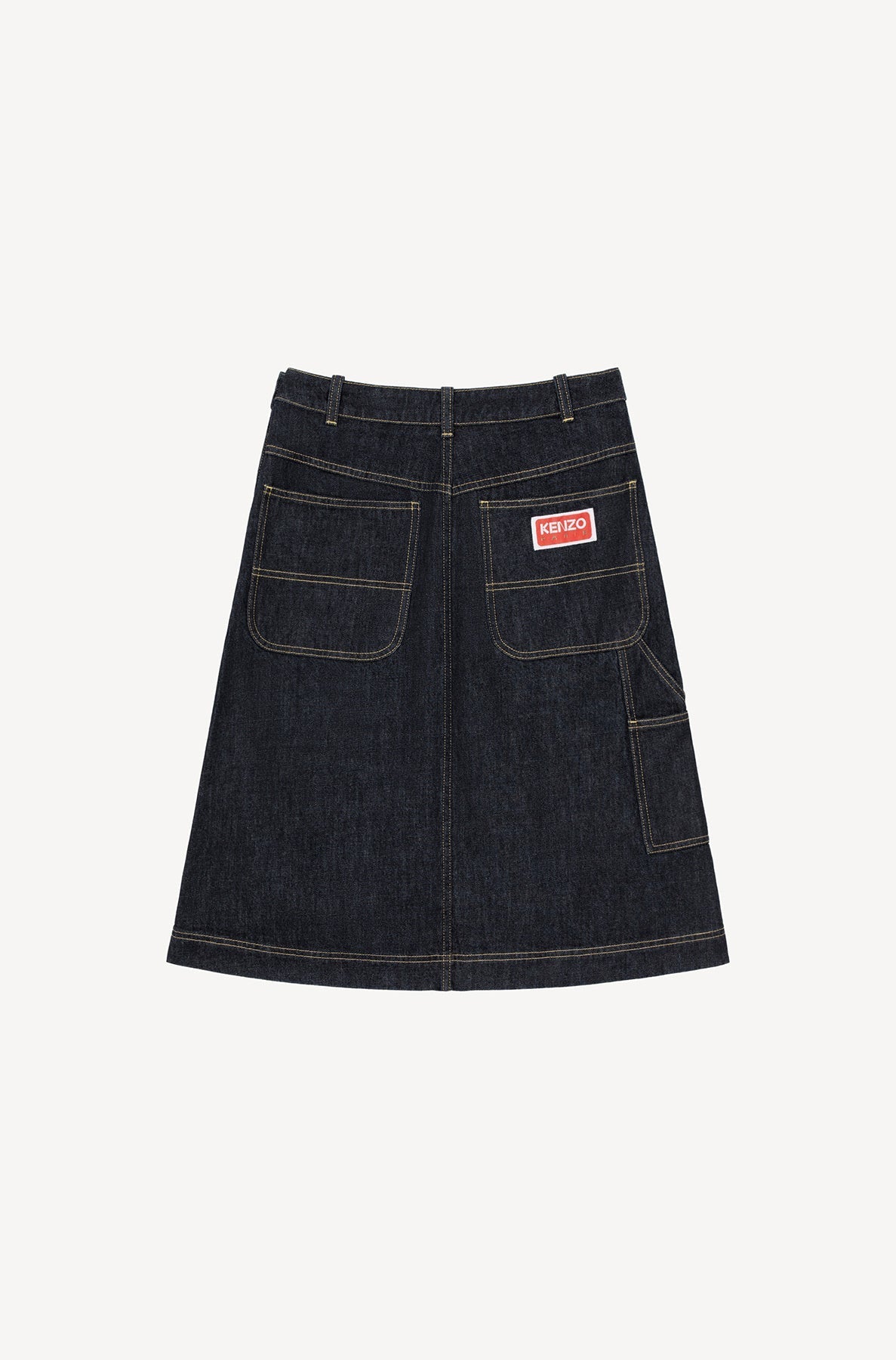 Jupe denim Boke Flower - Ink