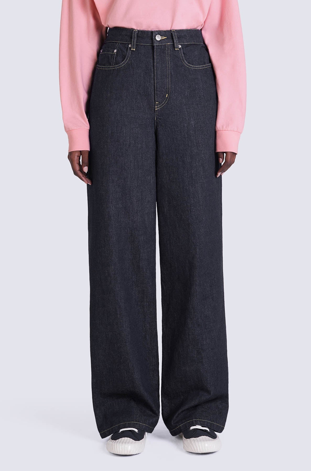 Wide Leg Flared Fit Jeans
