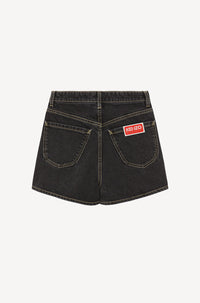 Short denim Himawari - Black