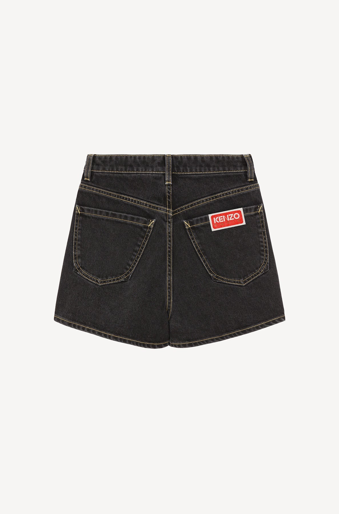 Short denim Himawari - Black